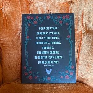 Spirit Black Plaque Backing with White Label